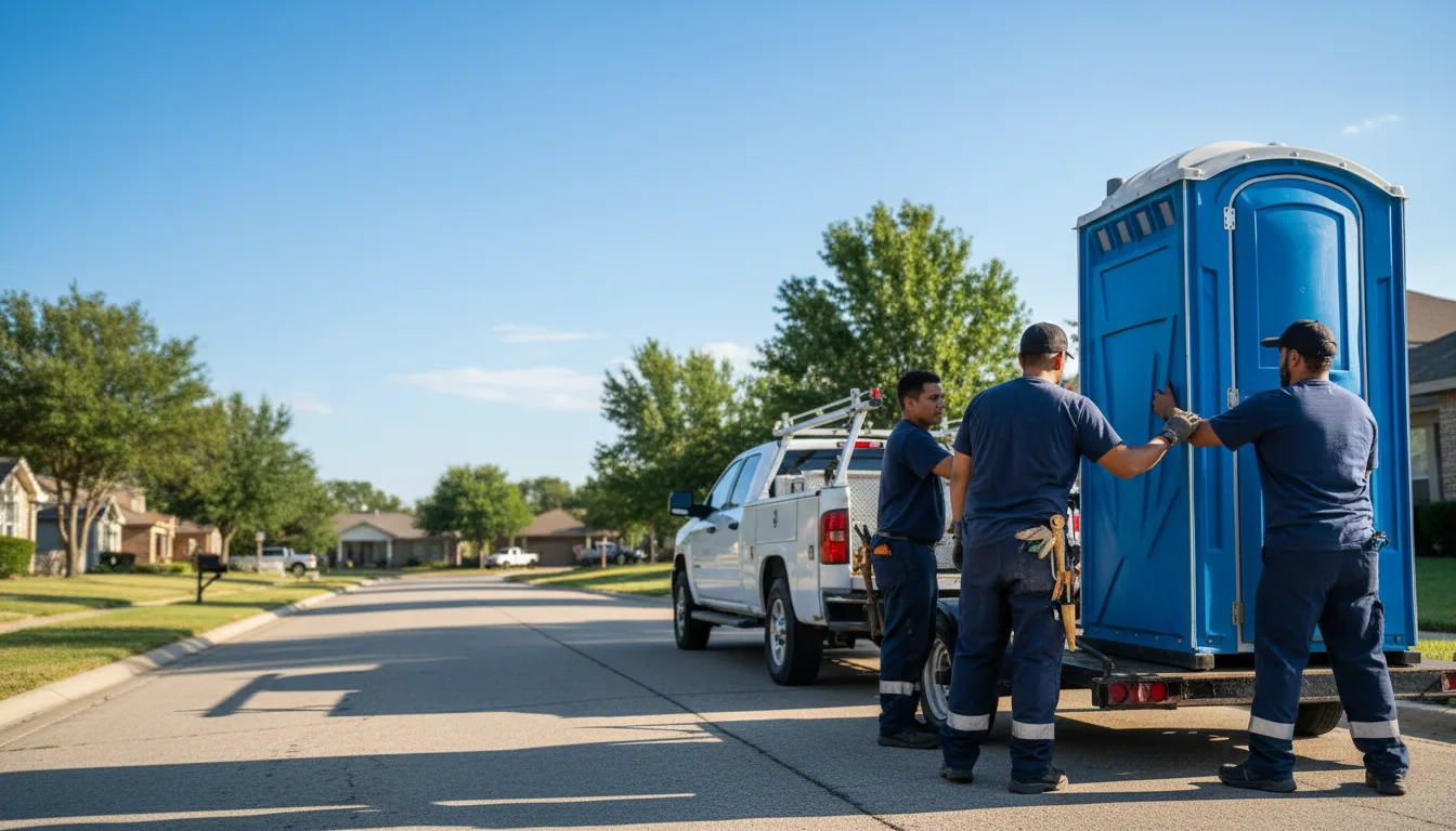 Portable Toilet Rental in Charleston, IL near me
